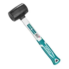 TOTAL TOOLS - Combo Martillo Mazo De Goma 16oz