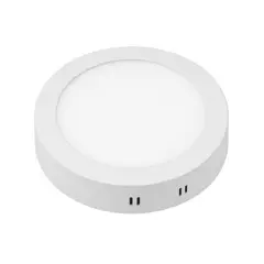 LEMU LUX - Panel ECO Redondo Sobrepuesto 12W Luz Fria
