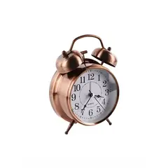 GENERICO - Reloj despertador campana retro analógico