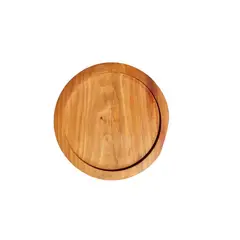 ROU ESENCIA NATURAL - Plato de asado madera raulí 25 cm. ROU