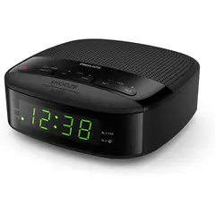 PHILIPS - Radio despertador R320512 FM Radio - Negro