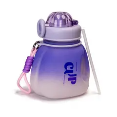 CHINITOWN - Botella De Agua Con Agarre 1000ml Morado Blanco