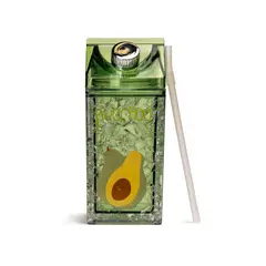 CHINITOWN - Botella De Agua 1 Doble Pared Plástico Hielo Verde