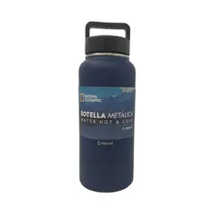 NATIONAL GEOGRAPHIC - Botella Metalica 960Ml Color Azul