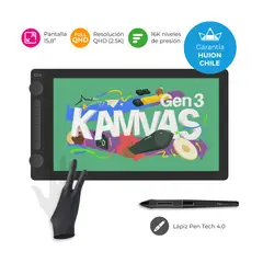 HUION - Tableta Gráfica Monitor Kamvas 16 (Gen 3) Doble Dial - TG