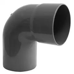HOFFENS - Codo PVC sanitario gris 50mm