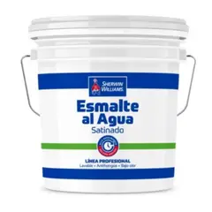 SHERWIN WILLIAMS - Esmalte al agua profesional satin tineta