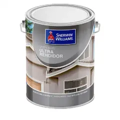 SHERWIN WILLIAMS - Latex Ultra rendidor blanco 1 galón
