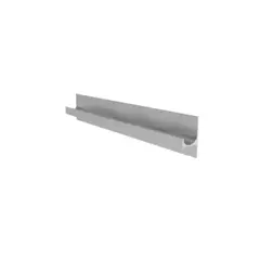 KUTZ - Asa corrida perfila 1218 anodizado inoxidable 3 mts