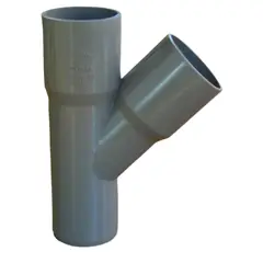 HOFFENS - Vee PVC sanitario gris 50x50mm