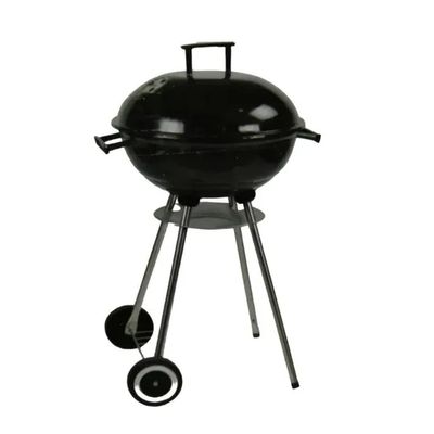 Generico Parrilla Redonda A Carbón Con Ruedas Muy Práctica