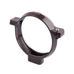 VINILIT - Abrazadera tubo bajada marron 80mm