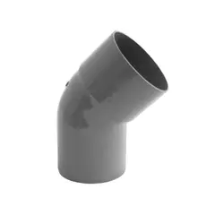 HOFFENS - Curva PVC sanitario gris 110mm