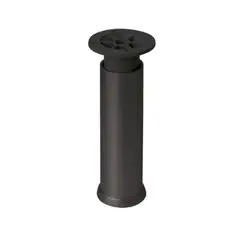 KUTZ - Pata aitana regulable 150 a 175mm negro abs