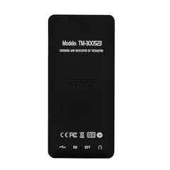 TECMASTER - Reproductor Mp3 Bluetooth 16gb Carcasa ABS Tm-300523