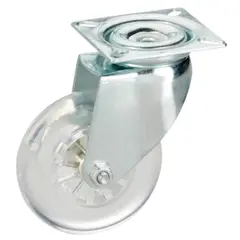 KUTZ - Rueda Giratoria 50mm Poliuretano 40kg Uso Doméstico