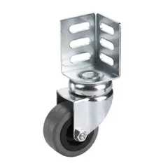 KUTZ - Rueda Giratoria 50mm Goma 40kg Uso Inst. especiales