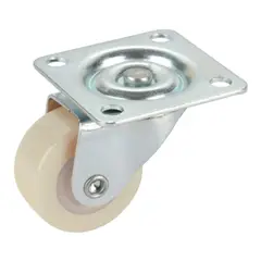 KUTZ - Rueda Giratoria 30mm Poliuretano 20kg Uso Doméstico