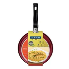 TRAMONTINA - Sartén doble antiadherente para tortillas 20 cm