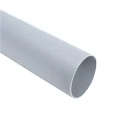 NOVOPLAST - Tubo pvc sanitario gris 75mm 6mt sin cabeza