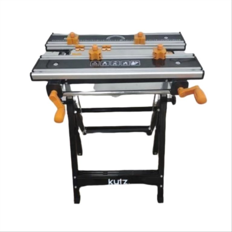 Banco de trabajo plegable aluminio 600x580x(77-107)mm