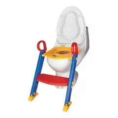 GENERICO - Asiento adaptador cescalera inodoro niños color amarillo