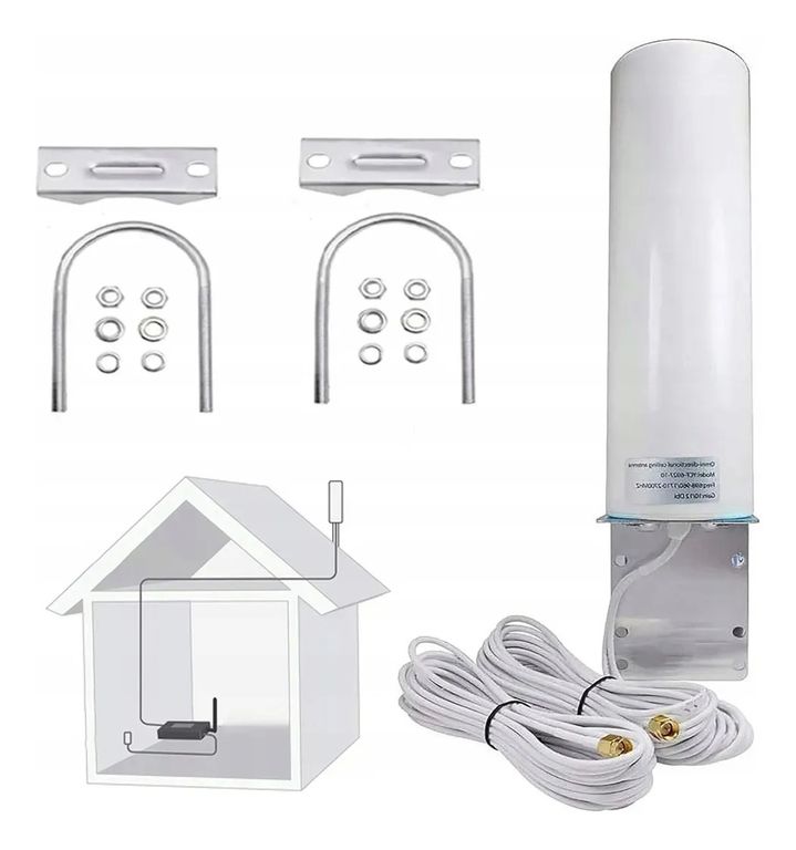Antena Exterior 4g 3g 5g 12dbi Sma Antena Router Modem Wifi