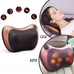 MOVI - Cojín Masajeador Multifuncional 3 en 1 (Auto - Casa - Oficina)