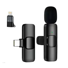 GENERICO - Microfono Inalambrico Para iPhone Microfono Lavalier Celular