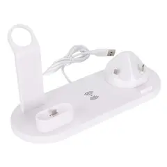 GENERICO - Cargador Inalámbrico Estación De Carga 3 En 1 Soporte