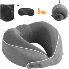 AIZO - Gris Almohada De Cuello Para Viaje Trabajo…