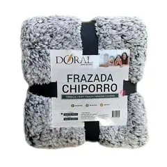 DORAL - Frazada Chiporro Two Tones 1.5 Plazas Colores Oscuros - PS