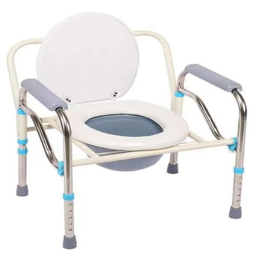 Baño Inodoro Wc Portátil Plegable Silla Ducha Color Blanco
