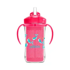 DR BROWN'S - Vaso Térmico con pajita 300ml 12M+ Dr Brown´s Color Rosado