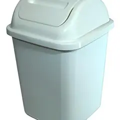 BLOCCARE - Basurero Plástico De 10 Litros - Basurero Para Baño O Cocina