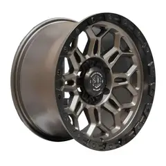 GENERICO - Set 4 Llantas 17x9 6X114 Et0 FOX MBrnz-LMB-BR