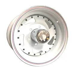 GENERICO - Set 4 Llantas 13x5.5 4X100 Et16 DIRECCIONAL W-W/RED&BLUELn