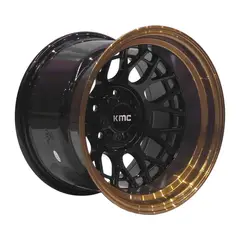 KMC - Set 4 Llantas 15x10 5X114 Et-44 DEEPTECHNIC B-LMBrnz