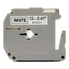 GENERICO - Cinta M-231 Alternativa para Rotuladora Brother 12mm