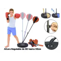 GENERICO - Set De Boxeo Para Niños Con Altura Regulable