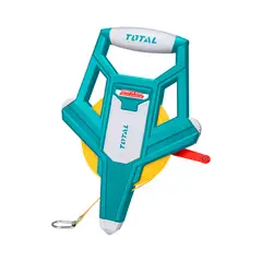 TOTAL TOOLS - Huincha de Medir Fibra de Vidrio 50 m con Asa Total