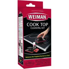 WEIMAN - Kit Limpiador Vitrocerámica 3 Piezas