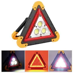 MOVI - Triángulo de Emergencia Recargable y con Panel Solar Luz Led