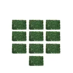 GENERICO - Pack 25 Unidades Pasto Palmeta Estilo Trébol Sintético 60x40
