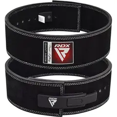 RDX - Cinturon Cuero Powerlifting Pro palanca talla S