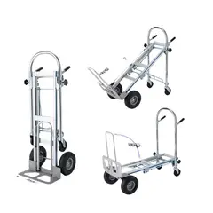 RAGNAR - Yegua Carro Carga Acero Plegable 2 En 1 250kg 131x46x52cm