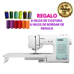 BROTHER - Máquina de coser CS6000XL computarizada + Hilos de Regalo