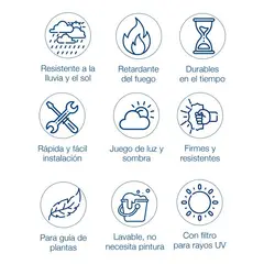 DVP - Perfil H Conector Enrejado Treillage Pvc Verde