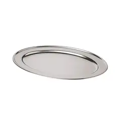 CUINER - Bandeja Plato Oval Para Servicio 35cm Acero Inox