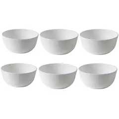 BORMIOLI - Set 6 Bowl Porcelana 11cm Toledo Rocco Resistente